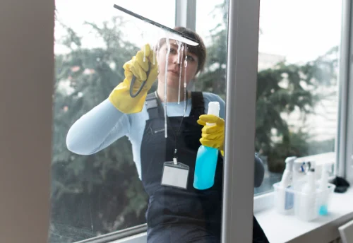Nettoyage de vitres intérieures et extérieures à Champdivers